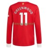 Original Fußballtrikot Manchester United Mason Greenwood 11 Heimtrikot 2021-22 Langarm Für Herren